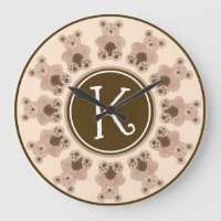 Brown Plush Toy Teddy Bear Bedroom Initial
