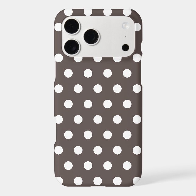 Brown Polka Dots (Back)