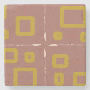 Brown Popcorn Anime Save My Table Stone Coaster