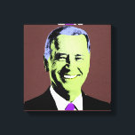 Brown President Biden Pop Art Canvas Print<br><div class="desc">Political Pop Art Gear and Political Gifts from PolitiClothes.com & PolitiCardz.com Find the Most Unique Election and Political Gifts Including: Political T-shirts, Political Bumper Stickers, Political Buttons, Political Posters, Political Pins, Political Cards, Political Mugs, Political Posters, Political Signs and More! Political Art & Gear: http://www.PolitiClothes.com Political Cards & Gifts: http://www.PolitiCardz.com...</div>