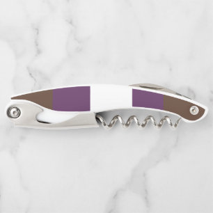 Brown, purple and white stripe lines corkscrew