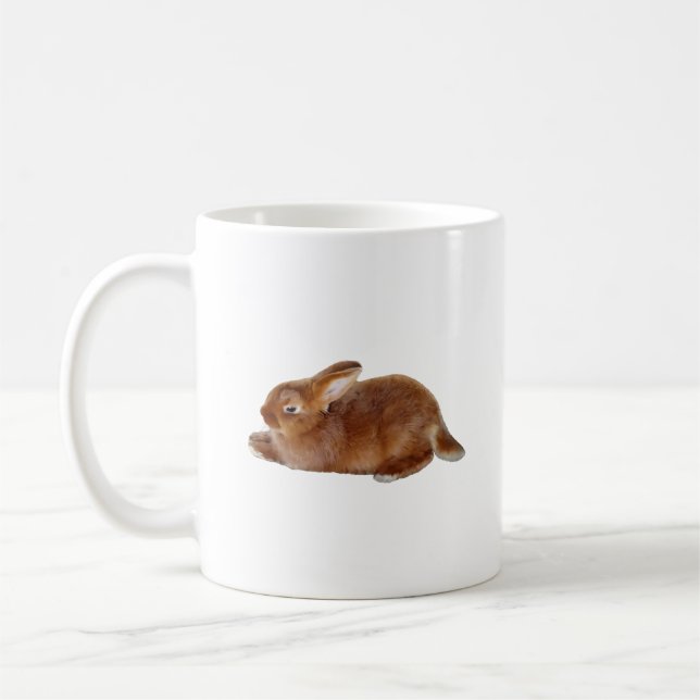 Brown Rabbit Coffee Mug (Left)
