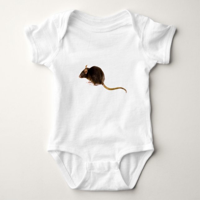 Brown Rat Baby Bodysuit (Front)