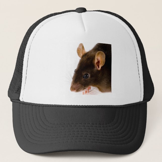 Brown Rat Trucker Hat (Front)