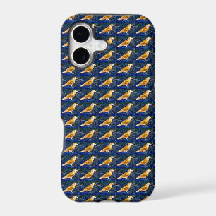 brown raven on black case