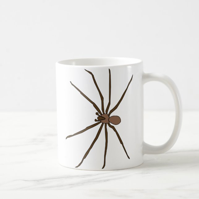 brown recluse spider mug (Right)
