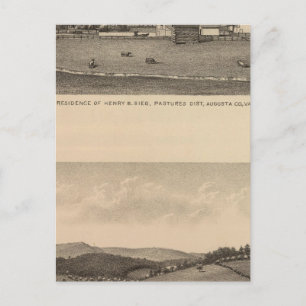 Brown residences, Augusta County Postcard