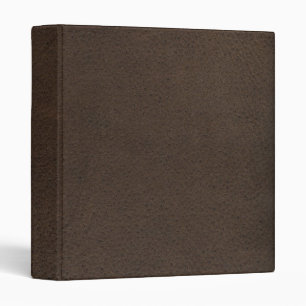 Brown Retro Custom Suede Binder