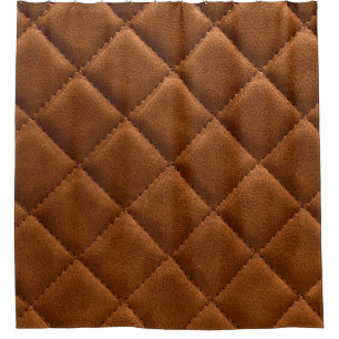 Brown rhombuses leather background
