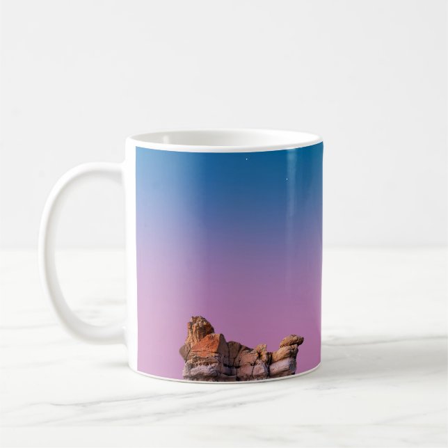 BROWN ROCK FORMATION COFFEE MUG (Left)