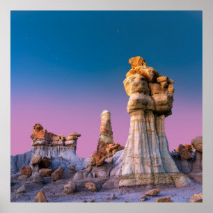BROWN ROCK FORMATION POSTER