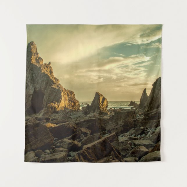 BROWN ROCK FORMATION TAPESTRY (Front)