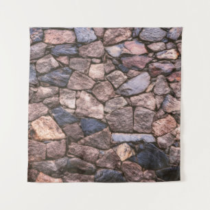 Brown rock wall tapestry