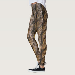 Brown Rope Leggings