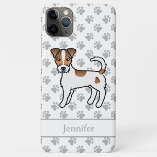 Brown Rough Coat Parson Russell Terrier & Name iPhone 11 Pro Max Case