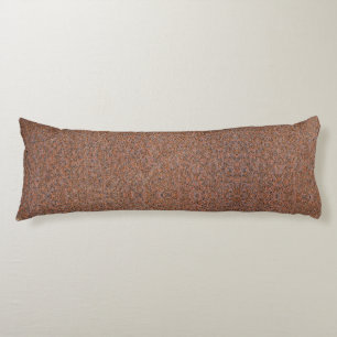 Brown rust body pillow
