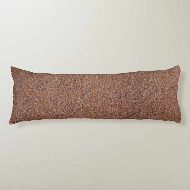 Brown rust body pillow (Front)