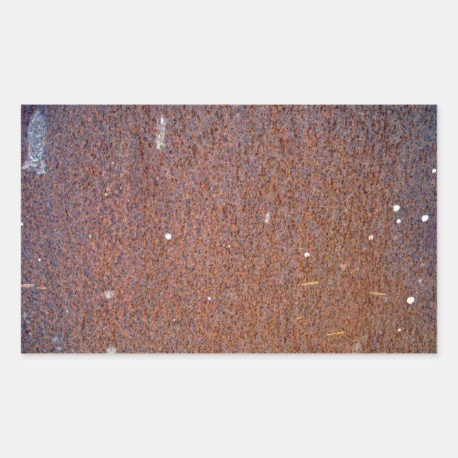 Brown Rust Metal Texture Sticker (Front)