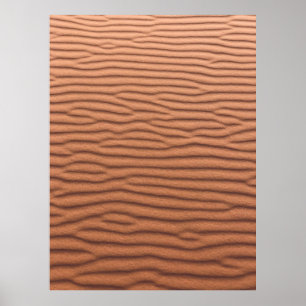 Brown sand poster