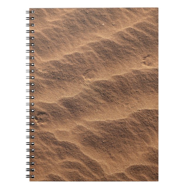 Brown sand with water during daytime notebook (Front)