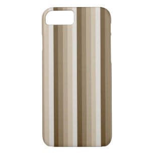 Brown shadow stripes Case-Mate iPhone case