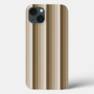 Brown shadow stripes Case-Mate iPhone case