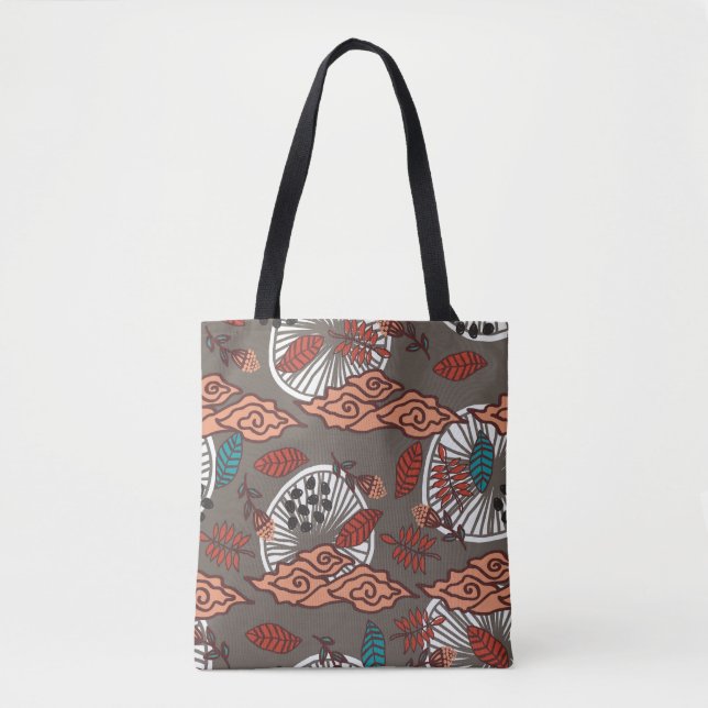 Brown Shell Pattern  Women's Tote Bag (Front)