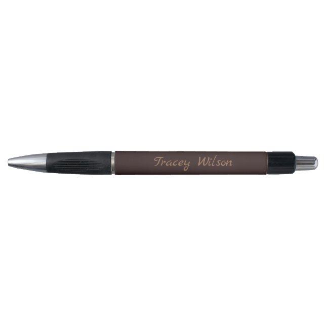 Brown simple business pen (Front)