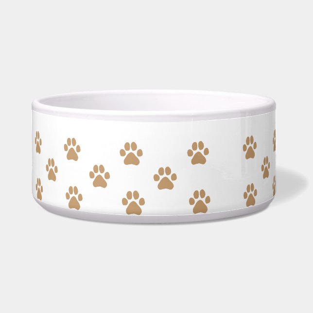Brown Simple Dog Paw Print Paw Prints Forever (Front)