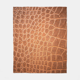 Brown skin leather texture backgroundskin,abstract fleece blanket