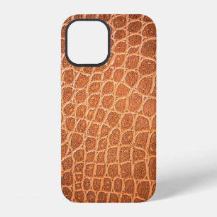 Brown skin leather texture backgroundskin,abstract iPhone 12 case