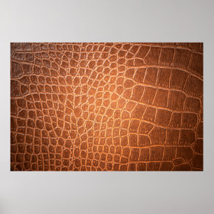 Brown skin leather texture use for background poster