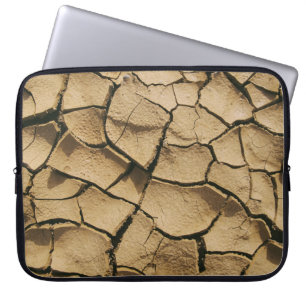 Brown soil laptop sleeve