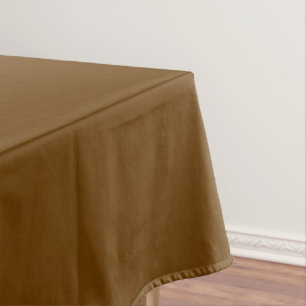 Brown (solid colour)  tablecloth