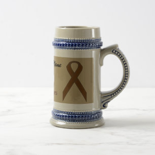 Brown Standard Ribbon Tmpl by Kenneth Yoncich Beer Stein