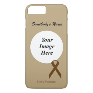 Brown Standard Ribbon Tmpl by Kenneth Yoncich Case-Mate iPhone Case