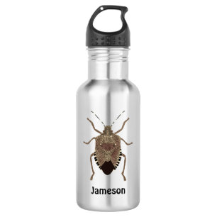 Brown Stink Bug Illustration Personalized 532 Ml Water Bottle