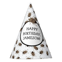 Brown Stink Bug Illustration Personalized Party