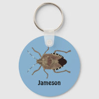 Brown Stink Bug Light Blue Personalized