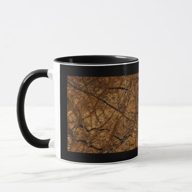 Brown Stone Pattern Mug (Left)