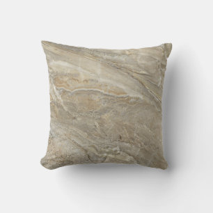 Brown stone texture throw pillow