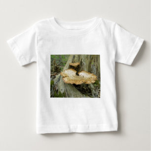 Brown Striped Shelf Fungus Coordinating Items Baby T-Shirt