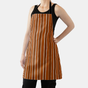 Brown Stripes  Apron