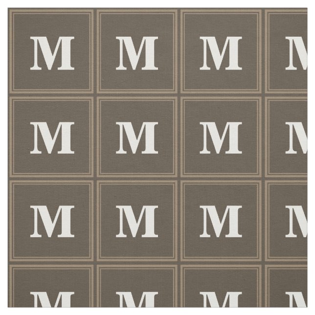 Brown stripes fabric (Swatch)