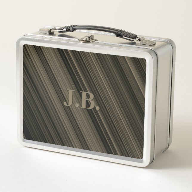Brown Stripes Lunchbox (Front)