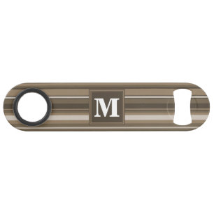 Brown stripes speed bottle opener