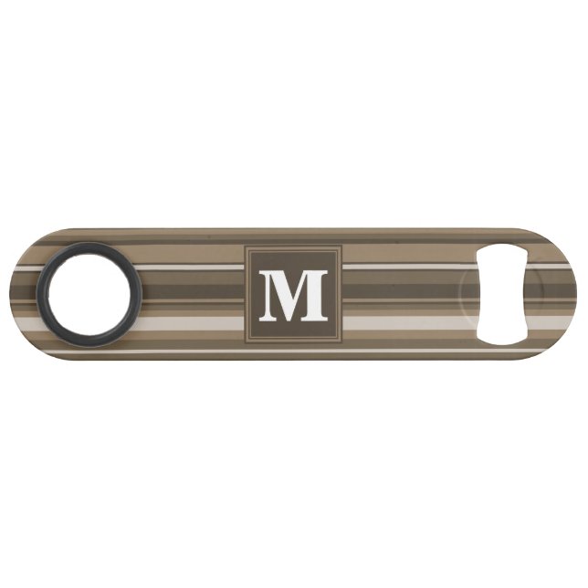 Brown stripes speed bottle opener (Front (Horizontal))