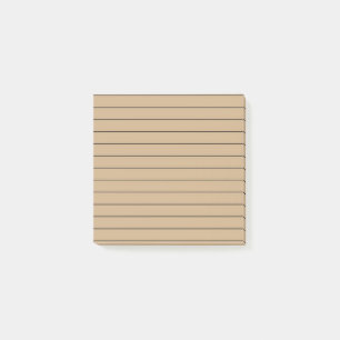 Brown Stylish Stationery Post-it Notes