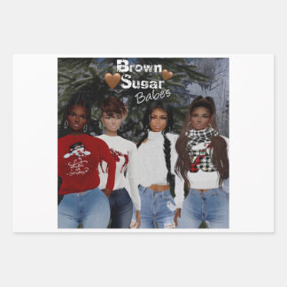 Brown Sugar Babes Gift Wrap 3