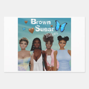 Brown Sugar Babes Gift Wrap 4